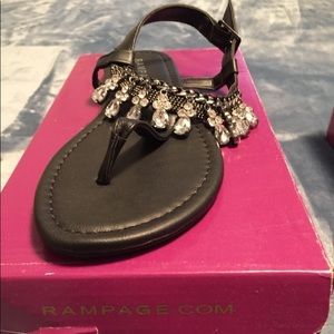 Rampage Black Sandals